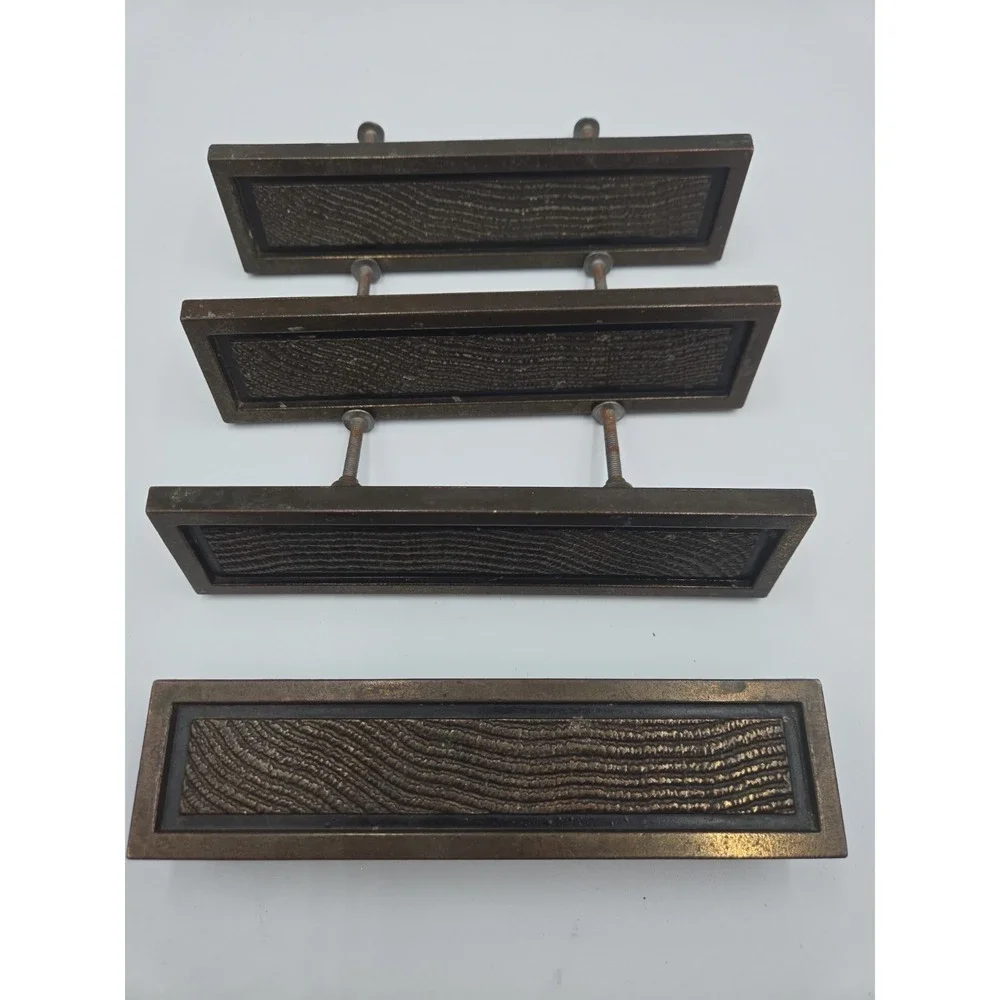 4 Piece Vintage KBC N-6728 Door Drawer Cabinet Pull Handle Hardware
